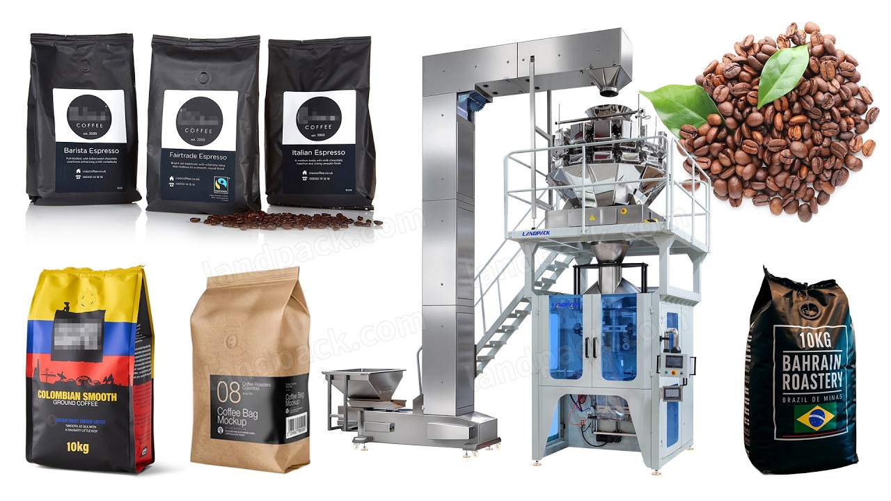 Automatic Coffee Pouch Packaging Machine with Degassing Valve Device