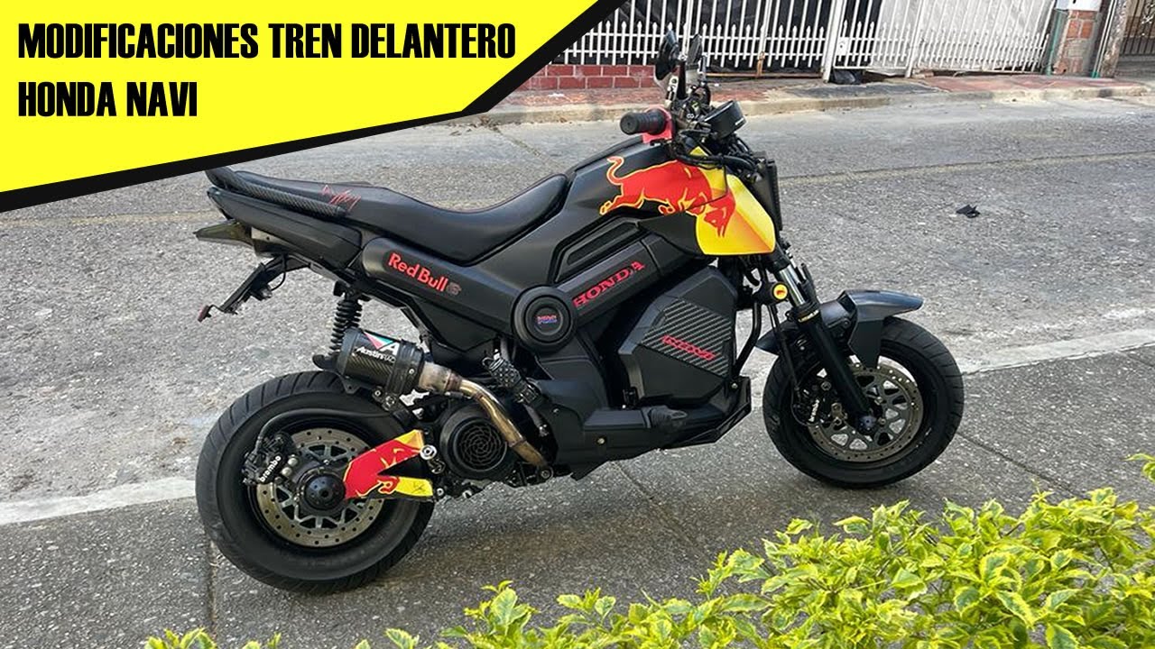 HONDA NAVI MODIFICADA 2023 TREN DELANTERO