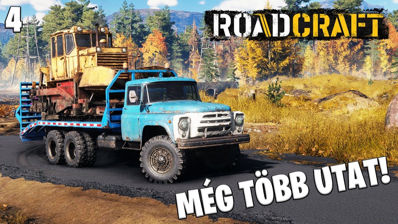 🚧 ROADCRAFT 🚧 – Tovább építjük az utakat! 🚧 | Játszótér LIVE #4