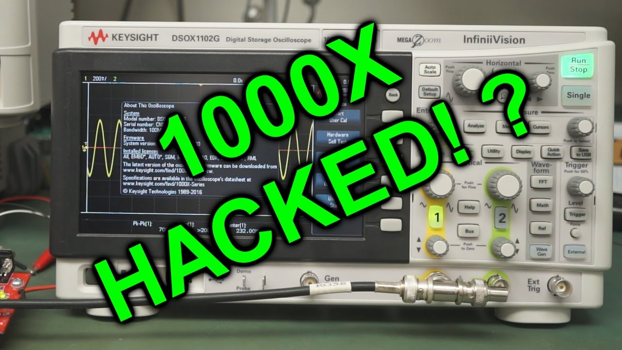 EEVblog #978 - Keysight 1000X Oscilloscope Hacked!