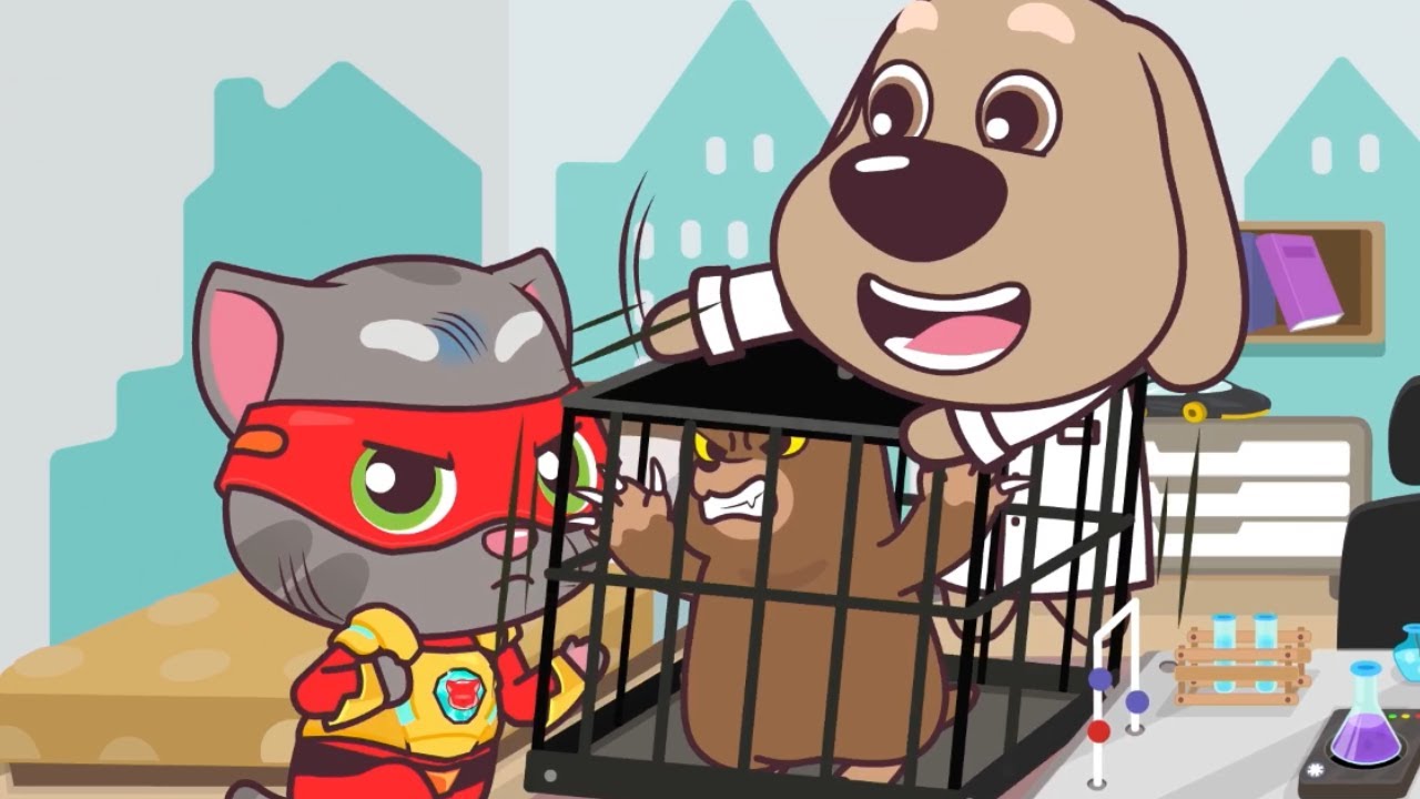 Invasion of the Moles | Talking Tom Heroes | Cartoons for Kids | WildBrain Superheroes