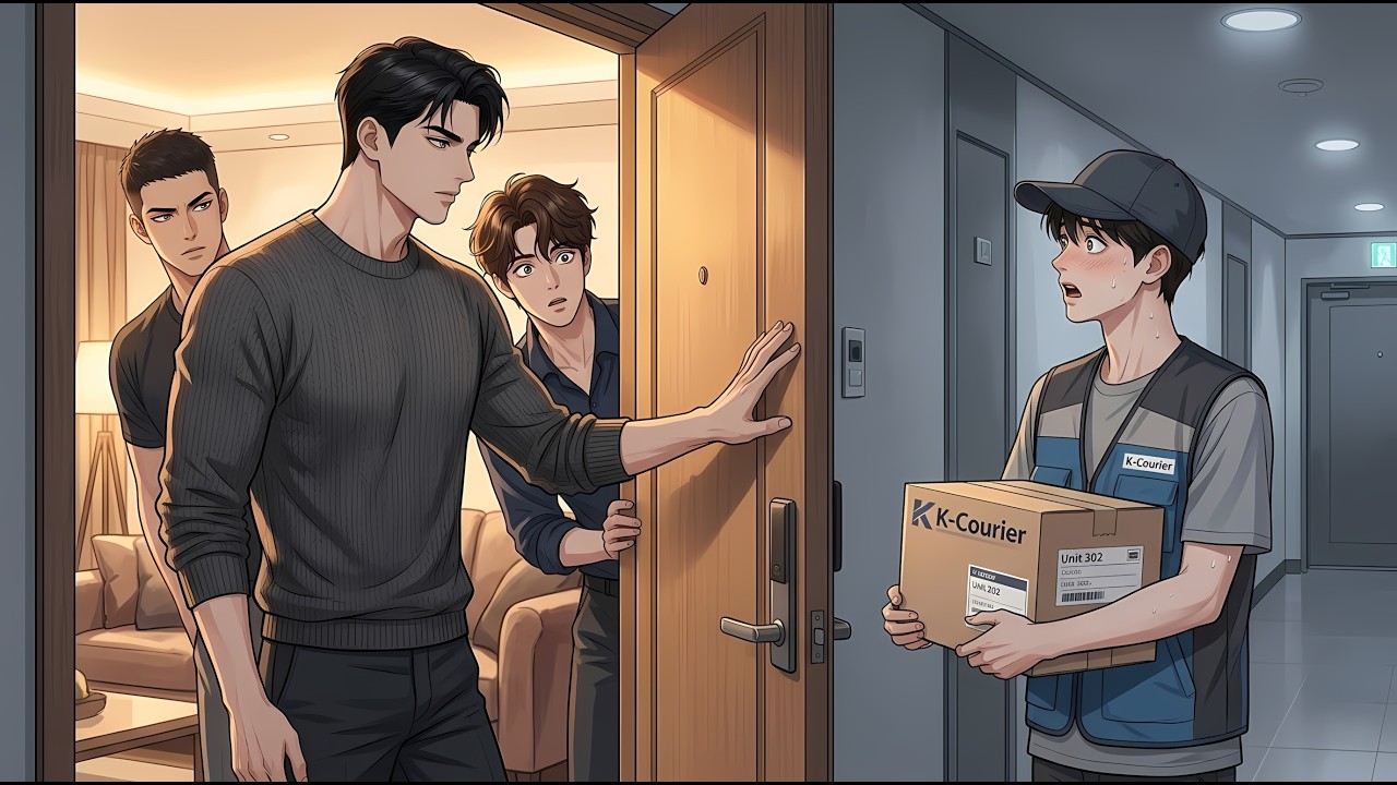 The Delivery Omega Rang The Wrong Doorbell - The Triplet Alphas Inside Wouldn't Let Him Leave...