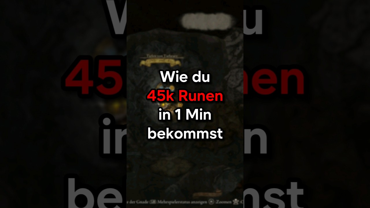 Der einfachste Runen Glitch den es in Elden Ring gibt!