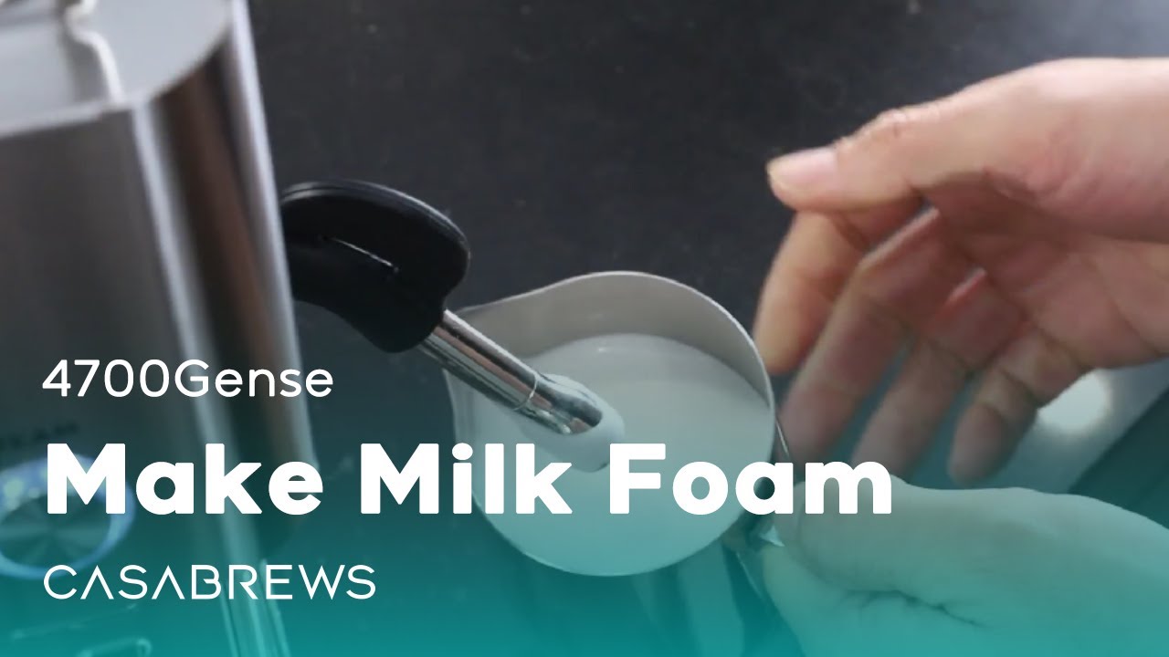4700Gense Machine | How To Make Milk Foam? | Casabrews