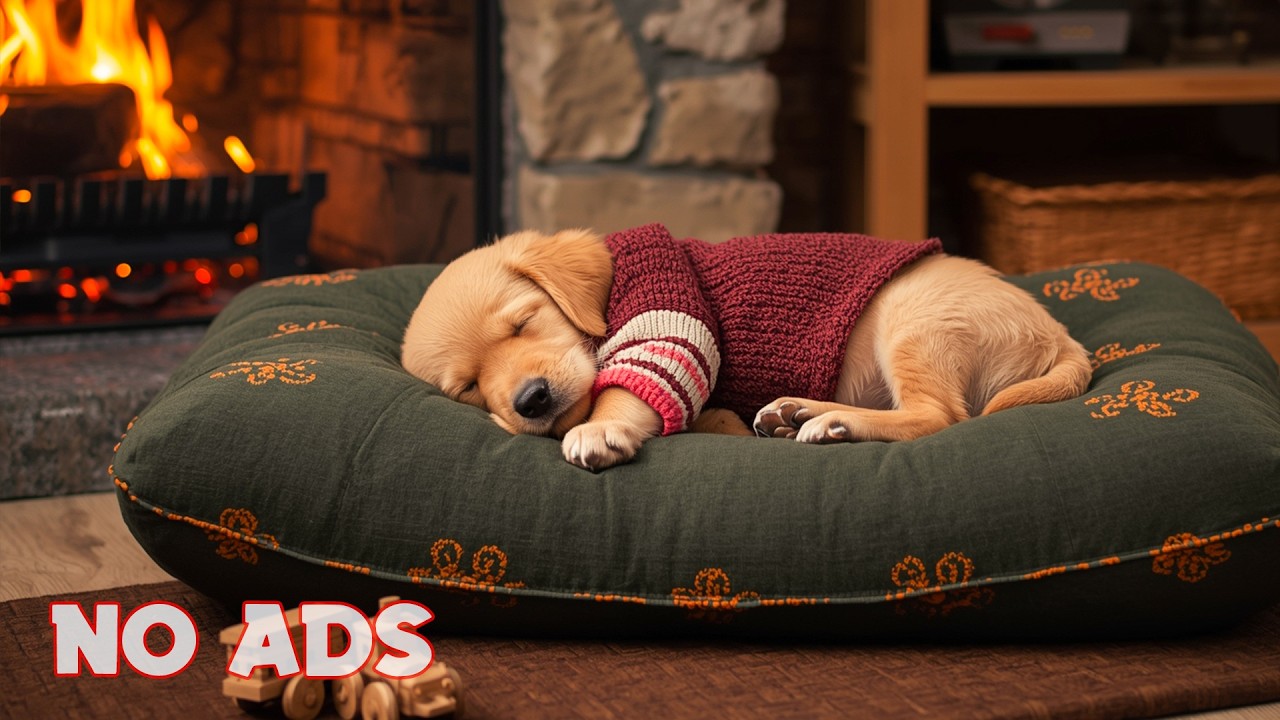 12 Hours of Relaxing Music for Dogs 🐾 First Week Puppy Sleep 💗 Soft Night Calm 🌙 No Ads
