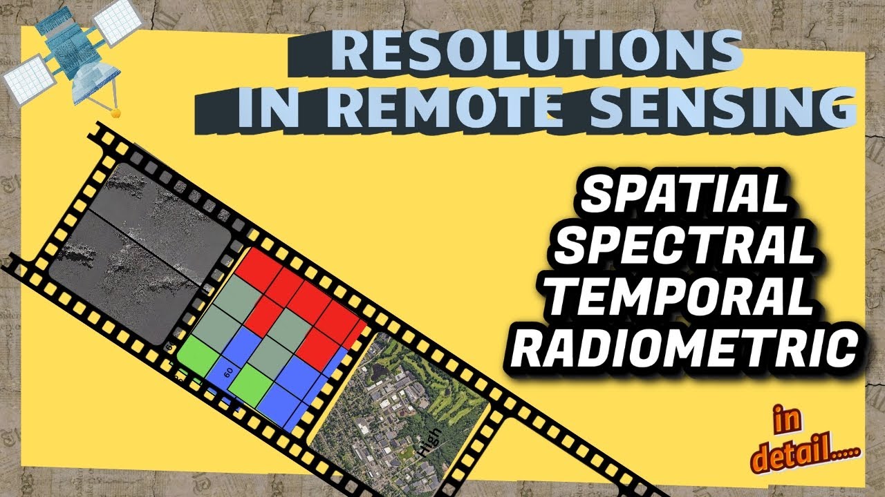 Resolutions in Remote Sensing|Spatial|Spectral|Temporal|Radiometric|Explanation in detail #education