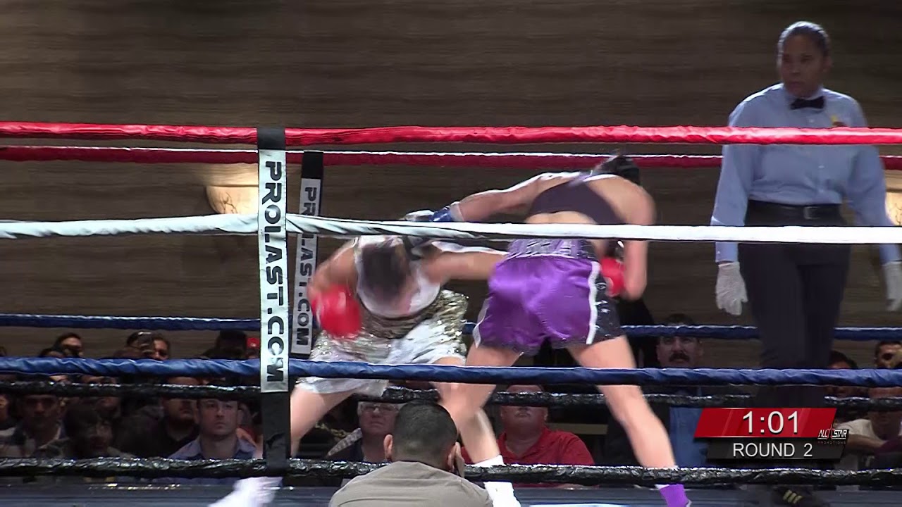 Dalla Gomez (Red) vs Adelaida Ruiz (Blue) Presented by All Star Boxing