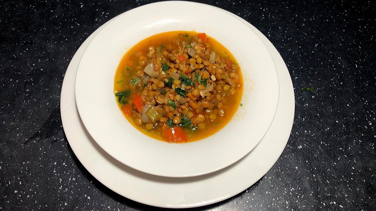 Thjerrëza me Perime | Vegetable and Lentils Soup