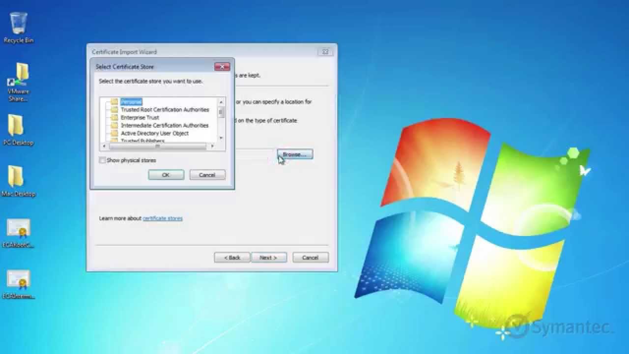 Download and Install the ECA Root and Intermediate Certificates