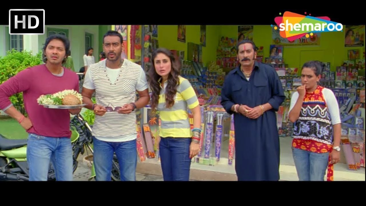 Vasooli Bhai Ki PATAKE Ki Dukaan  | Diwali ka Blast COMEDY SCENE  | Golmaal 3 | Ajay Devgan, Kareena
