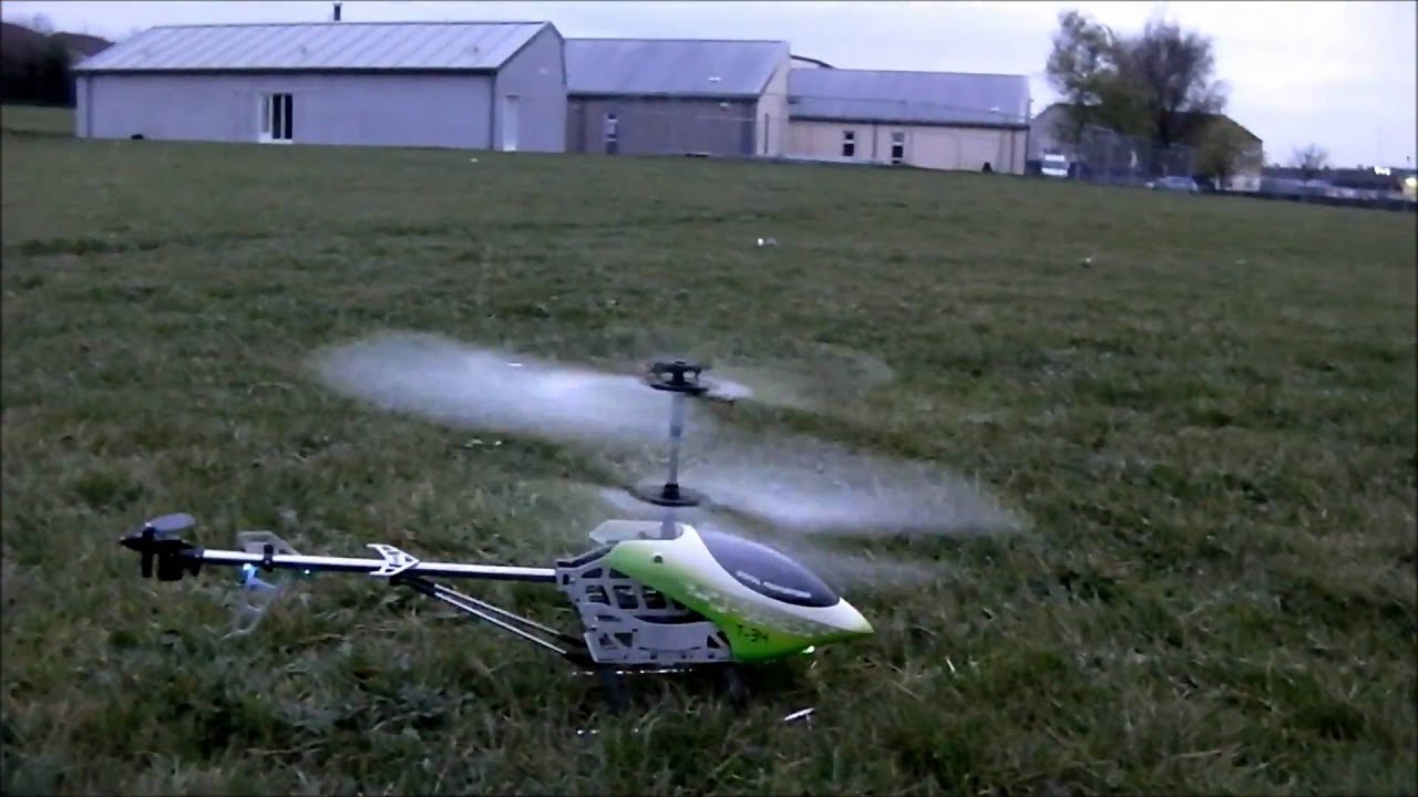 My First Attempt to Fly My T-Series T-34 Model Helicopter