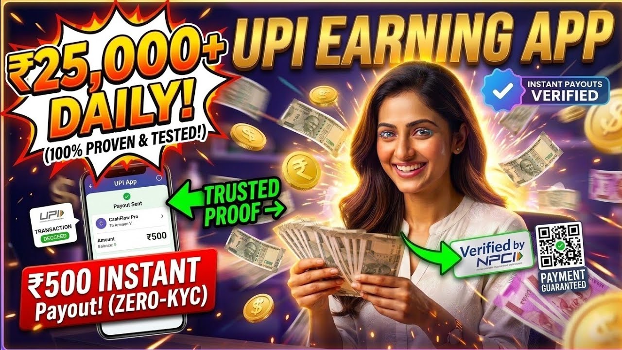 Money Earning App 2026 | UPI Earning App Minimum Withdrawal 1 Rupee | 1 Coin 1 Rupee Earning App