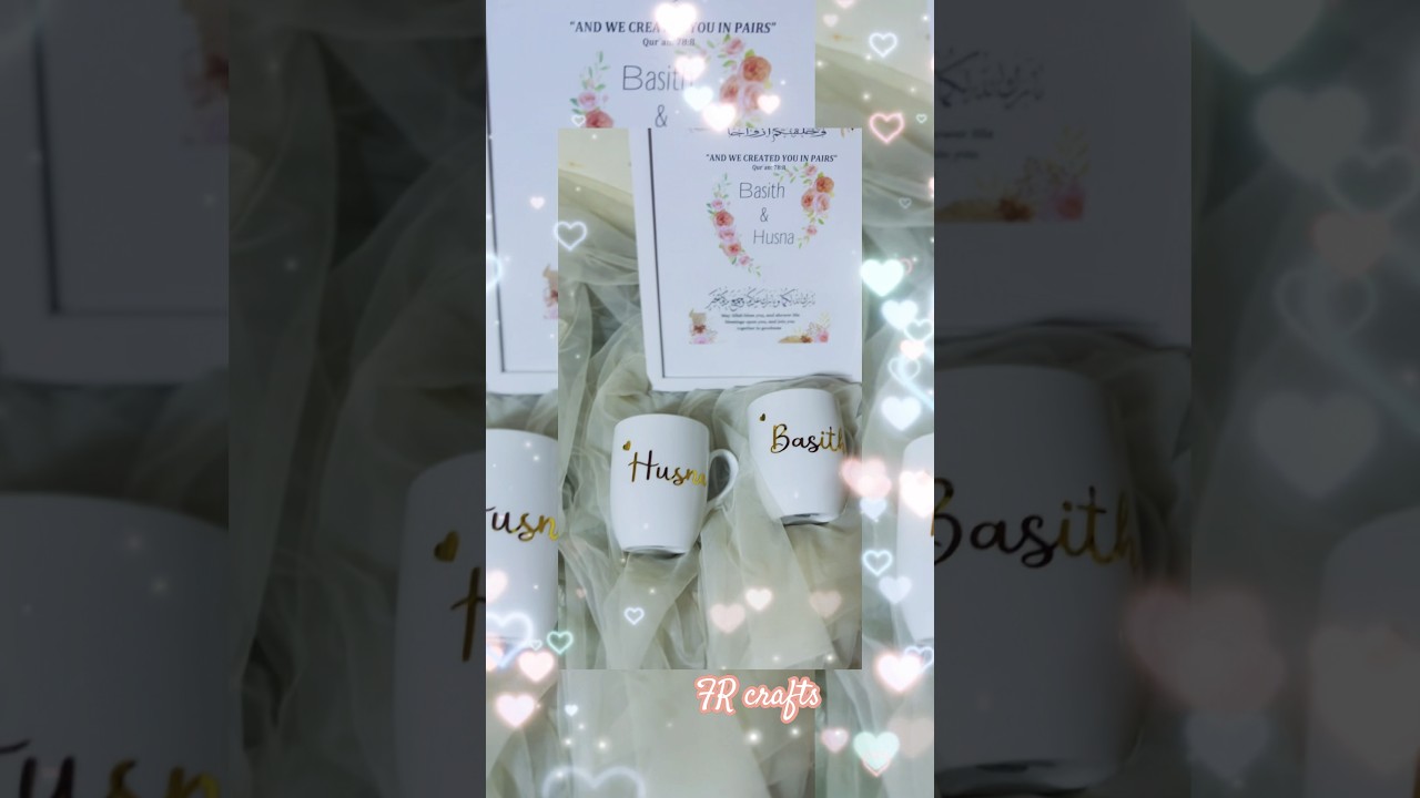 Couple frame/ customized mugs #music #love #diy #stonebead#handmade #pearlflower #wedding #shorts #o