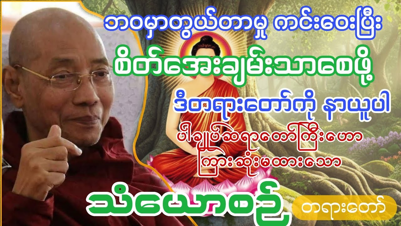 သံယောစဉ် #တရားတော်များ #ပါချုပ်ဆရာတော်တရားများစုစည်းရာ 