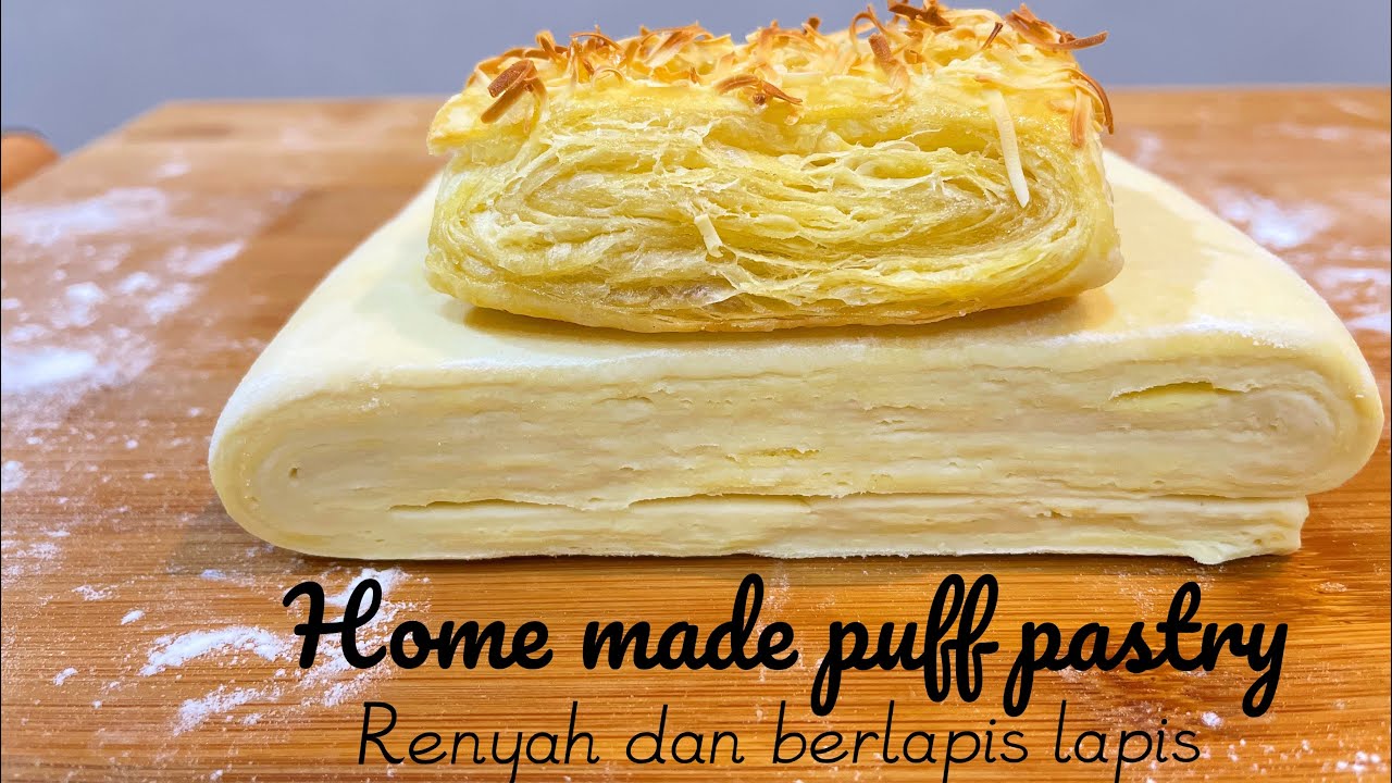 Cara mudah membuat puff pastry dengan Korsvet / home made puff pastry | Baking lover