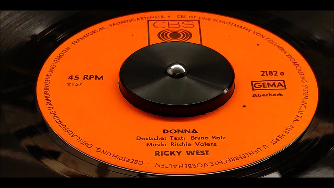 Ricky West - Donna (1966) HD