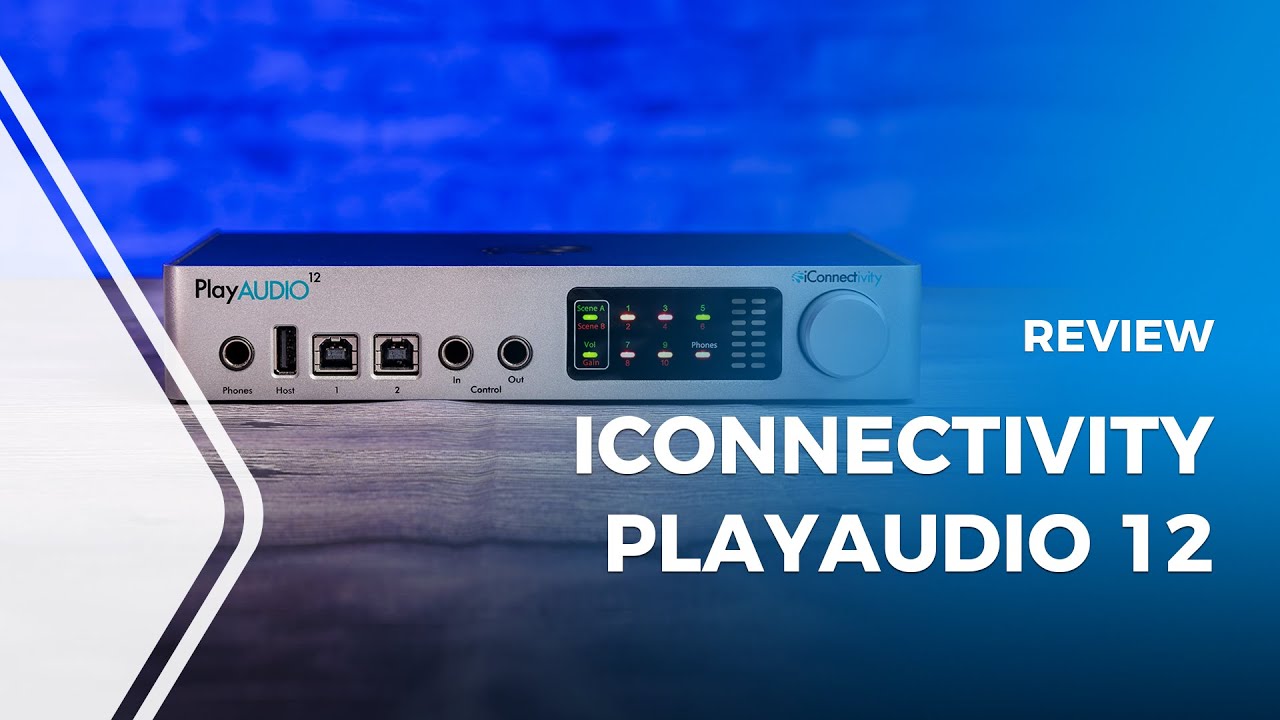Обзор iConnectivity PlayAUDIO 12 — резервный аудиоинтерфейс для живых выступлений