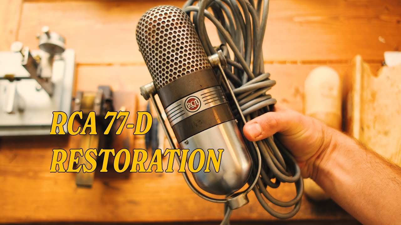 Restoring a 1950's RCA 77-D Ribbon Microphone