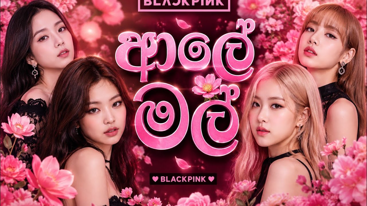 SL rose 🌹 blackpink mix sinhala song 💜 ආලේ මල් 💜 Korean mix sinhala song 💜 #blackpink #jennie #rosé 