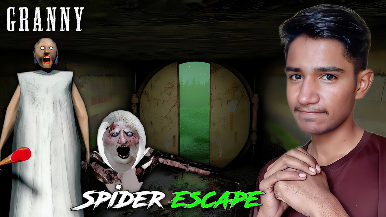 SPIDER ESCAPE FROM GRANNY 😱 | GRANNY CHAPTER 1