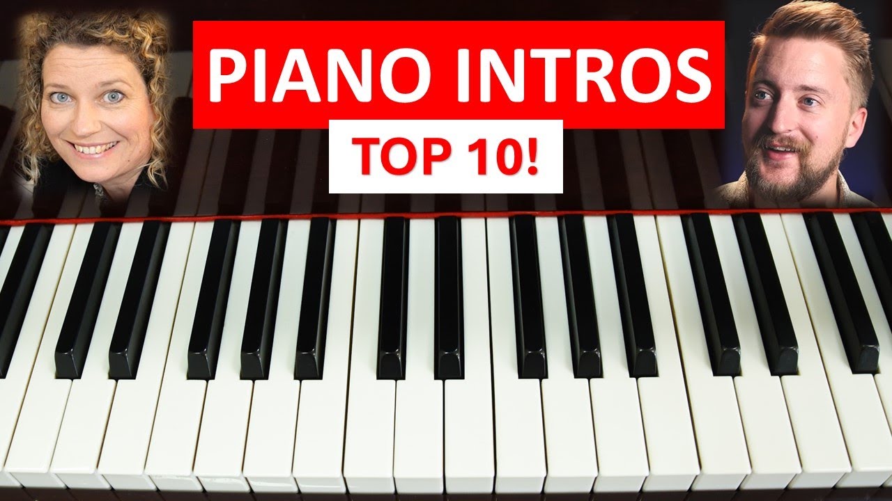 How To Play 10 BEST INTROS Of All Time! (Piano tutorial-easy and medium levels)
