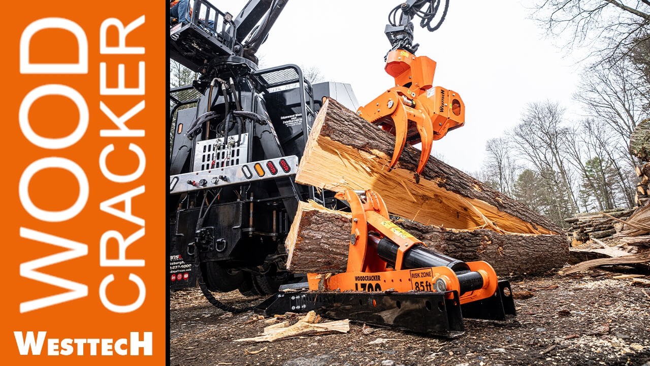 Power Duo im Einsatz - Woodcracker&reg; L700 und CS510 crane