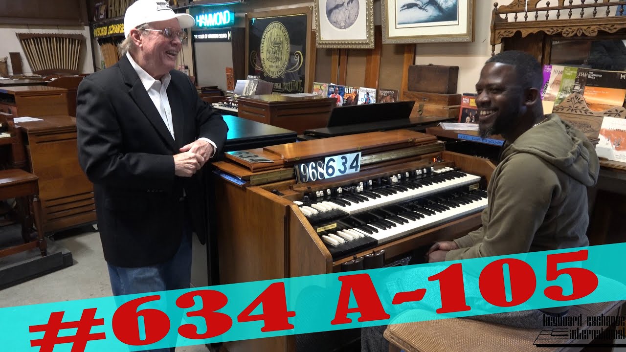 #634 Hammond A-105 For Sale. Song Title (Jesus Oh What A Wonderful Child) KeyboardExchange.com