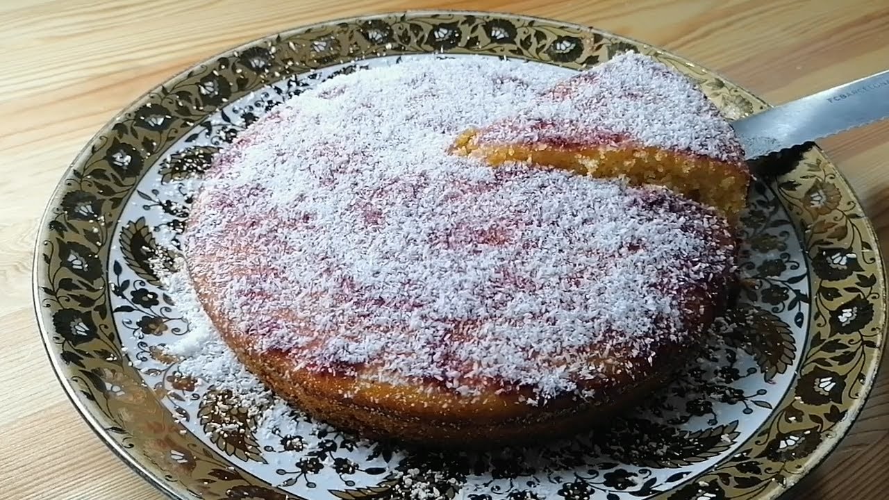 Famous Moroccan Semolina Coconut cake Basbousa Delicious and easy to make
