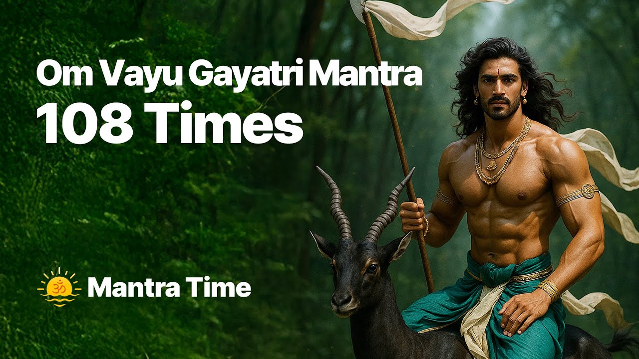 Om Vayu Gayatri Mantra | 108 Times Chanting | Breath, Clarity & Flow