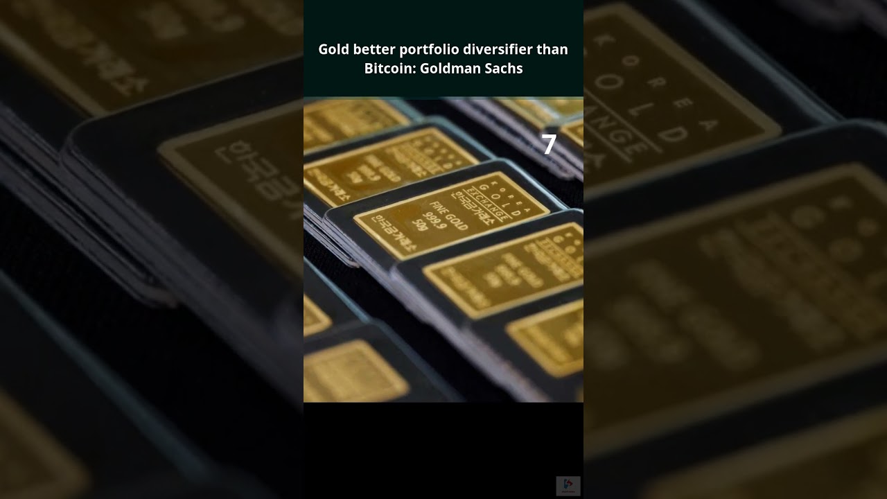 Gold better portfolio diversifier than Bitcoin: Goldman Sachs