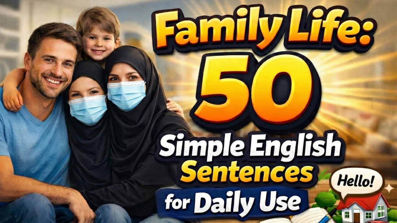 Family Life: 50 Simple English Sentences for Daily Use