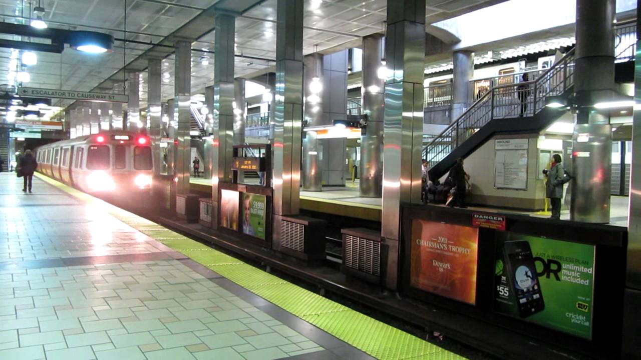 Orange Line Subway in Boston