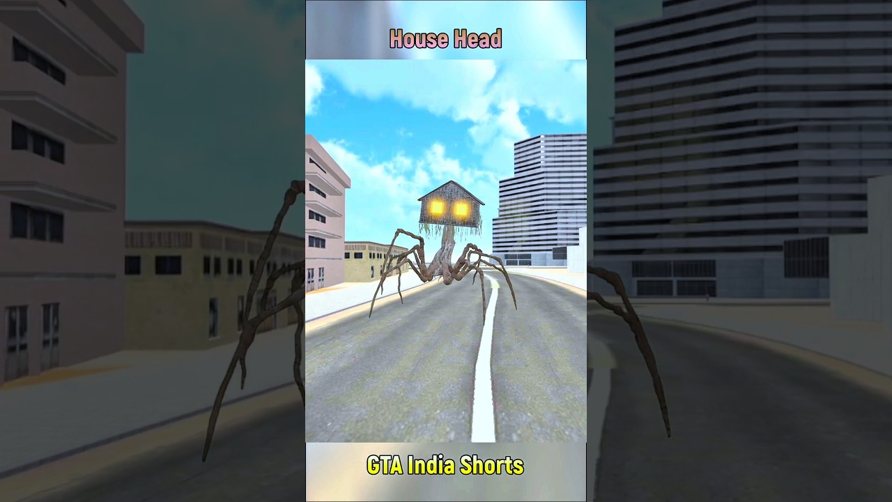 😱 House Head City Attack! Franklin Saves All! 🔥 | Indian Theft Auto Simulator | #shorts #gta