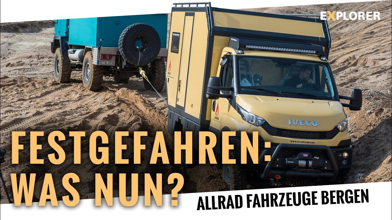 Effektiv aus verfahrenen offroad Situationen befreien