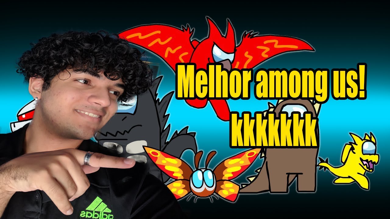 REAÇÃO AMONG KAIJU | Godzilla in Among Us | DinoMania - animated cartoon movie