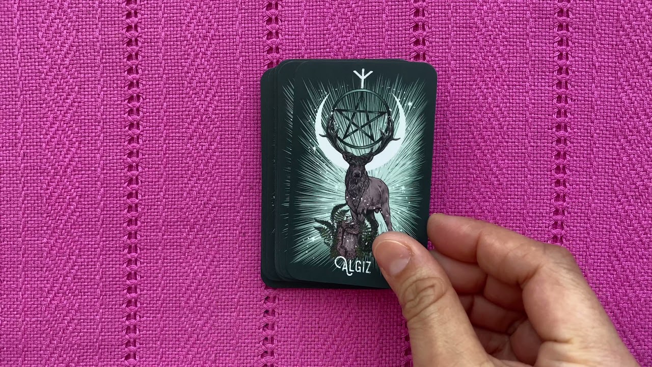 The Witch's Familiar Runic Oracle Cards by Athene Noctua (Full HD Flip Through)