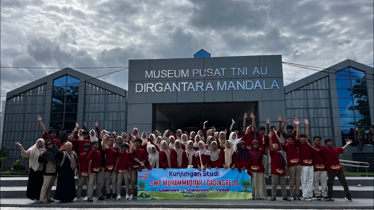 Kunjungan Studi SMP MUHAMMADIYAH 1 Gadingrejo, Semarang - Yogyakarta 5 - 9 Januari 2026.