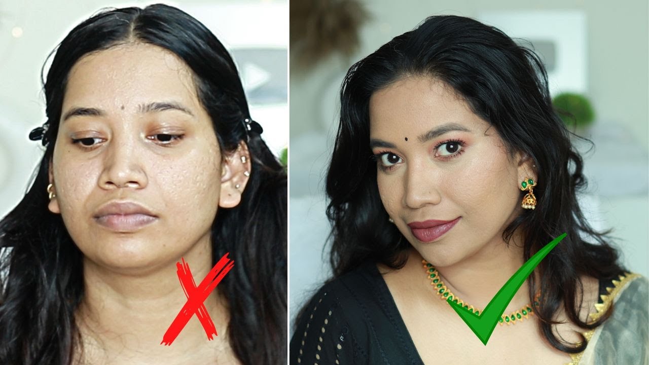 കുണ്ടും കുഴിയും ഉള്ള SKIN-ഇൽ മേക്കപ്പ് ഇട്ടാലോ I TEXTURED SKIN MAKEUP I Tips & Tricks