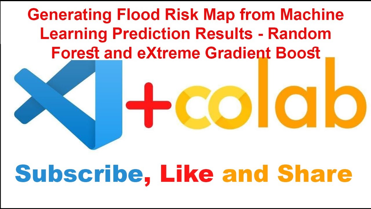 Generating Flood Risk Map from Machine Learning Prediction Results-Random Forest and XGB