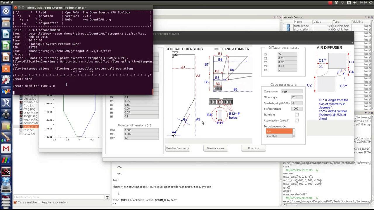 Parametric CFD simulations on spray dryers