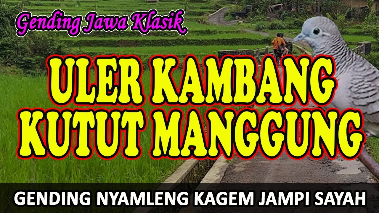 Gending Jawa Klasik Uler Kambang Kutut Manggung - Uyon uyon Gending Kagem Jampi Sayah