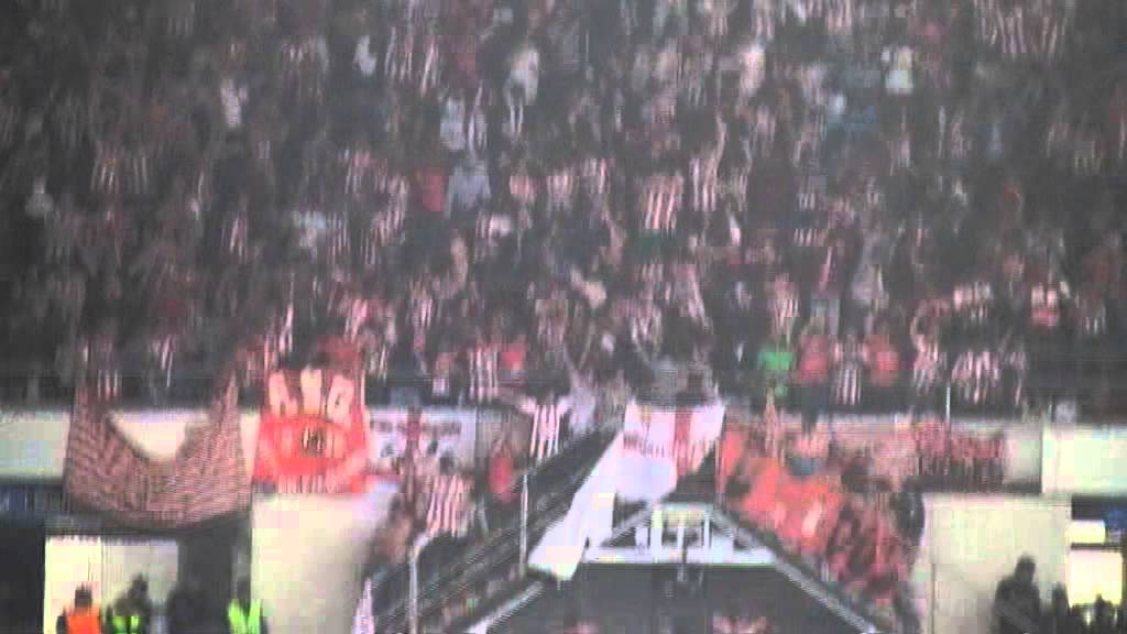 Gol de Miguel de las Cuevas al Real Madrid visto desde la grada
