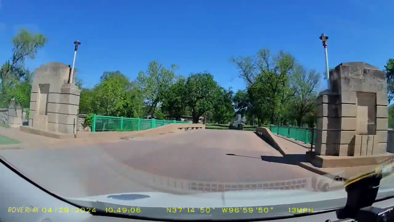 Dash cam tour of Winfield, Kansas 4-29-24