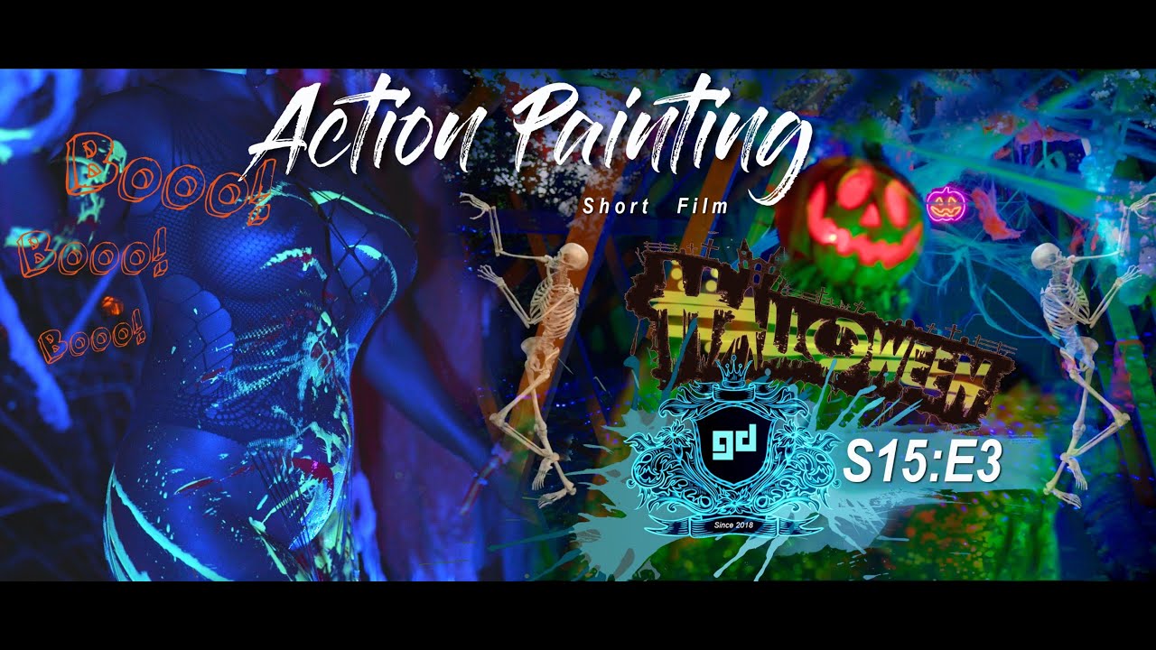 Trailer S15:E3 Action Body Painting 'Halloween Special' Mallorca &bull; GD Films &bull; 4K Oct 2023