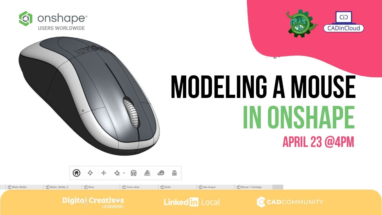 Modeling a Mouse in Onshape