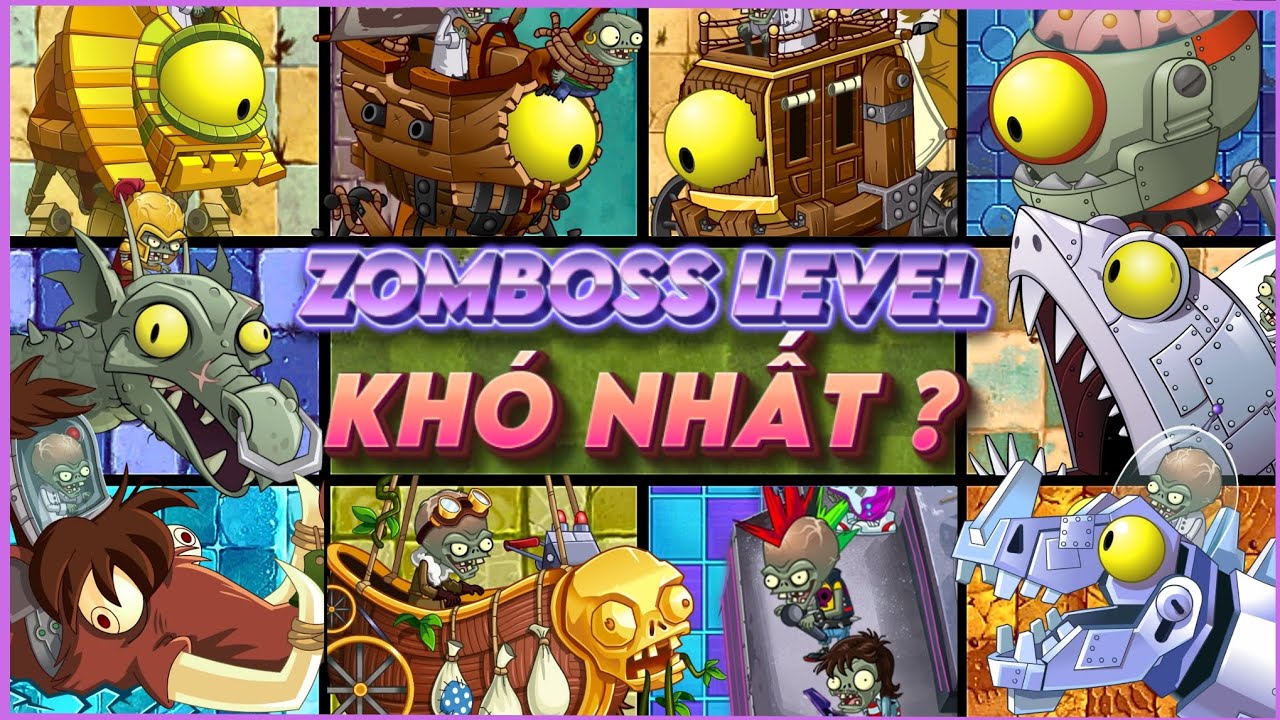  [PHẦN 1] ⚔️ Xếp hạng các Zomboss Level từ dễ đến khó trong Plants vs Zombies 2 | Ếch Ộp PvZ 