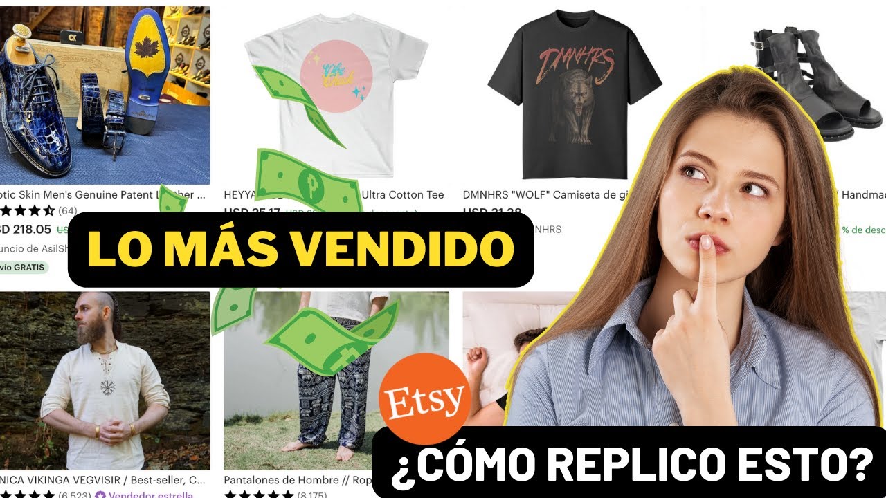 Cómo GANAR $ 217 x día con Etsy | Los productos más vendidos