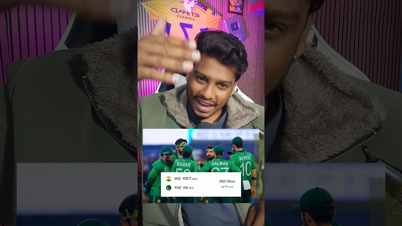 India won by 61 runs 🇮🇳🇵🇰