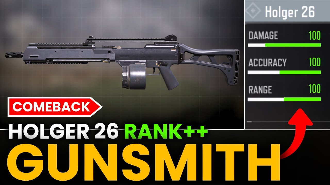 BEST Holger 26 Gunsmith Loadout CODM | Fast ADS + No Recoil + Meta Build