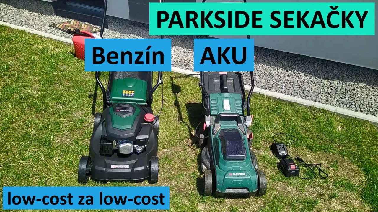 Low-cost sekačky Parkside PRMA20-Li A1 a PBMR39 C2